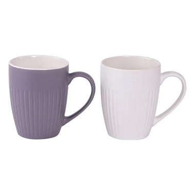 Набор кружек Appetite Ритм 1 тюльпан фарфор 380 мл 2 пр WWRHYTHM-1