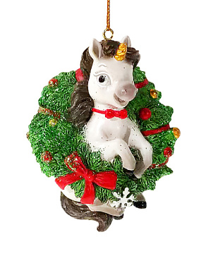 Украшение новогоднее подвесное Феникс-Презент 5*8,5*6,5 см 95524