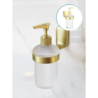 Дозатор Kleber Gold для жидкого мыла KLE-GOLD041