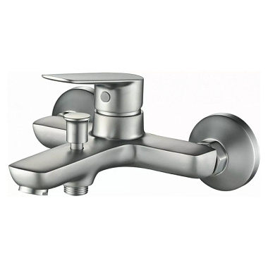 Смеситель Esko Delhi для ванны короткий излив без аксессуаров DL 54 Satin
