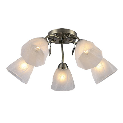 Люстра Ritter Classic 06759/5 5*E27 680*680*230мм латунь 52540 0*