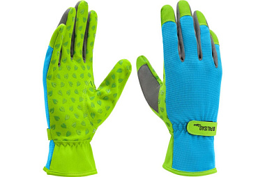 Перчатки Palisad Luxe садовые на липучке силиконовое нанесение размер 9 67986