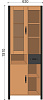 Пенал Eva Gold Fernanda 60