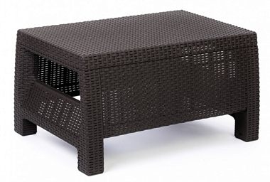 Стол Альтернатива Ротанг-плюс мокко 765*570*420 мм то/ М8841