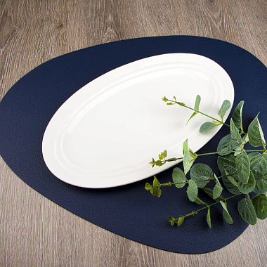 Блюдо сервировочное Nouvelle Home Маршмеллоу фарфор 30*18*2 см min5 0530215