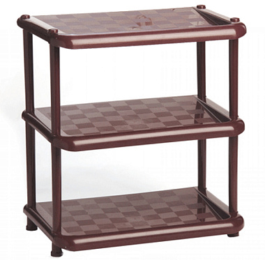 Этажерка в прихожую Универсал 3 секции в ассортименте М 2712