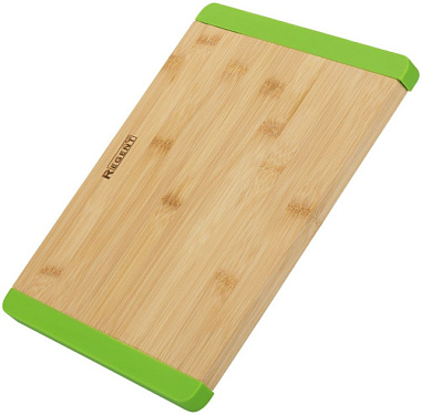 Доска разделочная Regent Inox Bamboo прямоуг с силик вставками 39*28*1,5 см 93-BM-4-01.3