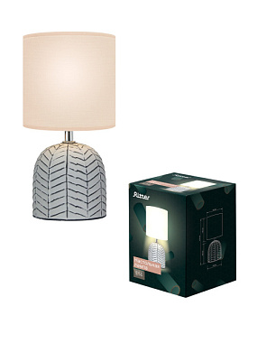 Светильник Ritter Crinoline настольный с абажуром белый REV E14 провод 1,3м 52700 8*