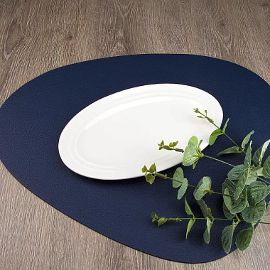 Блюдо сервировочное Nouvelle Home Маршмеллоу фарфор 25*15*1,5 см min5 0530214