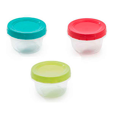 Банка Полимербыт для сыпучих продуктов и СВЧ с закручивающейся крышкой 0,3 л С43100