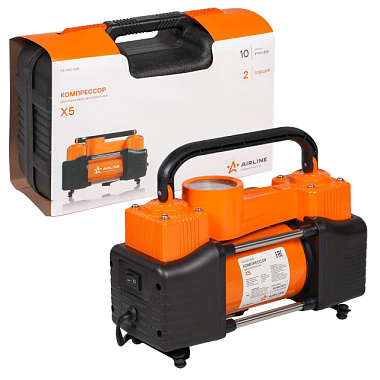Компрессор Airline X 5 двухпоршневой мет. 50 л/мин 10атм CA-050-16SK