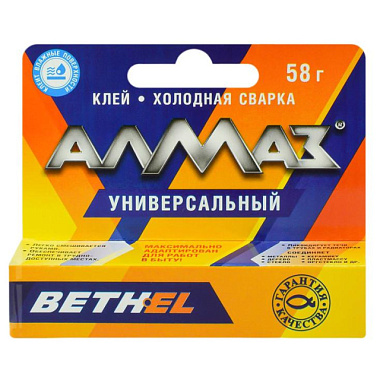 Клей холодная сварка Алмаз-пресс Универсальная 58 г