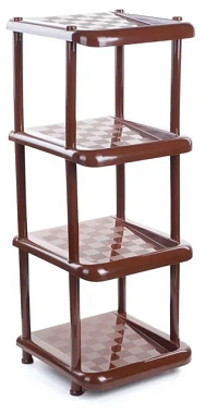 Полка в прихожую малая 4 секции  в ассортименте М 2709