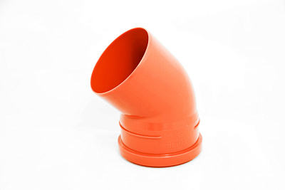 Отвод Политэк ПП наружный 110 мм 45 град 200211045