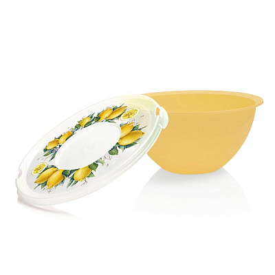 Миска Полимербыт Fresh с крышкой 4 л базовый С35703