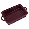 Форма Appetite Festival керамическая прямоугольная бордовый 32,5*19*6,5 см YB00033RC-BD