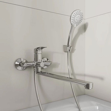 Смеситель Milardo Rora для ванны д.н. глян. хром RORSB00M10*