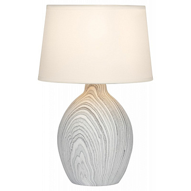 Лампа настольная Rivoli Chimera керамика белое дерево 1*Е14 40 Вт 7072-502***