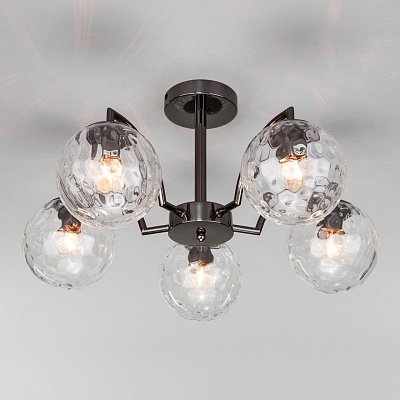 Светильник потолочный Eurosvet Eden Черный жемчуг 30178/5***