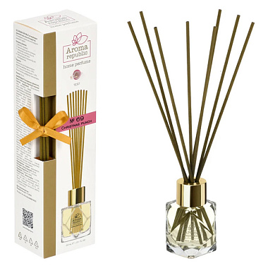 Диффузор ароматический Aroma Republic №69 Christmas punch в стеклянном флаконе 30 мл 93812