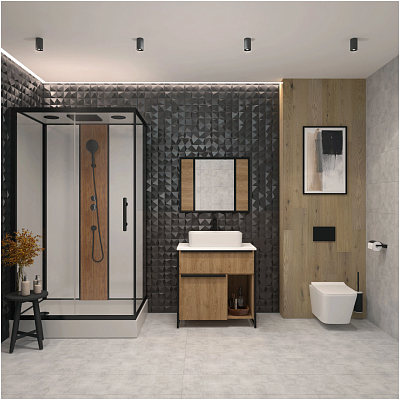 Зеркало Eva Gold Irvin 80*