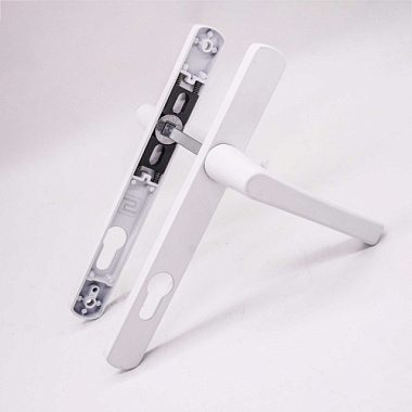 Комплект ручек Булат Урал-М для узкопрофильных замков под пальчики 85.25.01.9016 белый м/о 85 15258