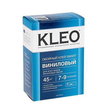 Клей Kleo Smart Line Premium обойный Виниловый 7-9 рулонов 200 г
