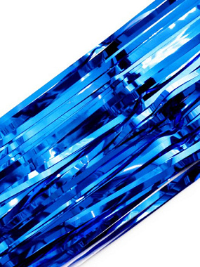 Дождик новогодний Феникс-Презент Синий занавес из ПЭТ 200*100см 86099