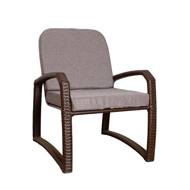 Кресло Минск с подушкой коричневый 29070502