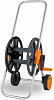Тележка для шланга GLQ с металлической ручкой 1/2" 60 м 3/4" 40 м 5/8" 50 м GL 810