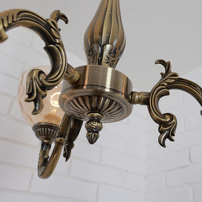 Люстра Schaffner Calcolo 74440-5 5*E27 60W 60*60*68 см