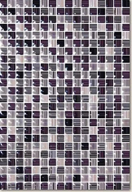 Плитка настенная Керамин Гламур 4Т 27,5*40 см ежевика*