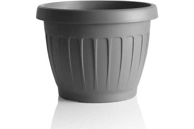 Вазон Bama Терра серый 25 см 31085