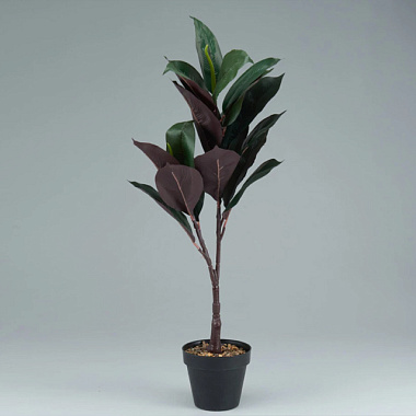 Фикус искусственный декоративное растение в горшке H65*40 см 4630270034779