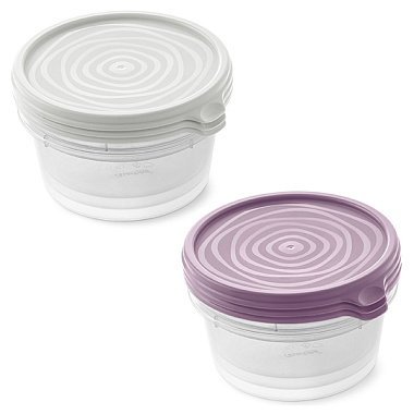 Набор контейнеров Алтайский полимер Сальваре круглый 0,5 л 3 шт. С237КОЛ