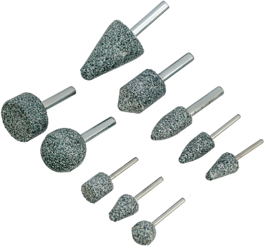 Набор шарошек Denzel абразивных для дрели ПШМ 63С 10 шт 76028