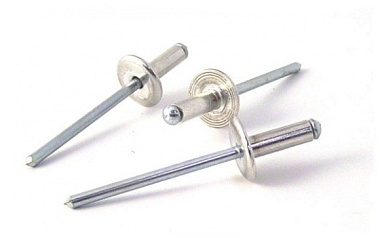 Заклепка Стройбат вытяжная алюм/сталь 4,8*12 мм 14 шт