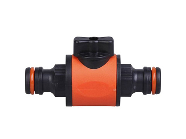 Двухсторонний коннектор Aquapulse с запорным краном AP 1021 