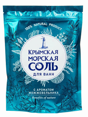 Соль для ванн Selena Крымская морская Можжевельник 1100 г