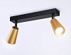Светильник накладной Ambrella TA13146/2 BK/GD черный/золото GU10/2 max 12W 295*60*130***