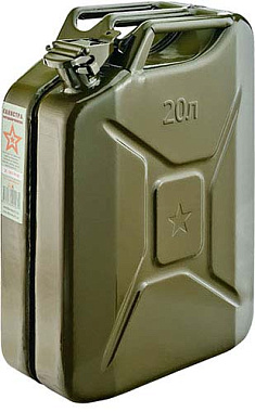 Канистра Звезда Premium стальная с порошковым покрытием 20 л 28422