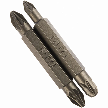 Набор бит Quadro Torsion №5 Pz2*Pz2 Pz1*Pz3-50 мм 2 шт 490005