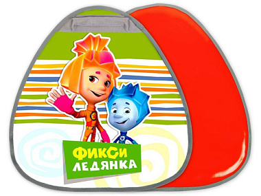 Ледянка Ника Фиксики на зеленом 525*500 мм ЛГФ52