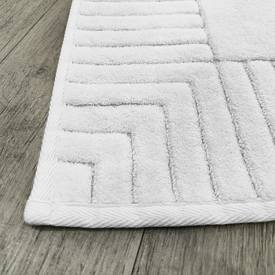 Ковер Bath Plus Samba в ванную хлопок кремовый 60*100 см***