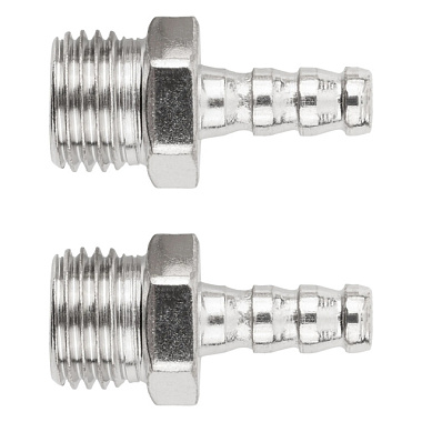 Адаптер-соединитель Fit елочка 6 мм внешняя резьба 1/4" 2 шт 81269