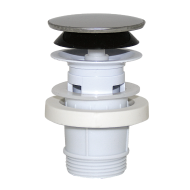 Выпуск Орио клик-клак автомат пластик грибок завальцован - металл 1 1/4 BР-803