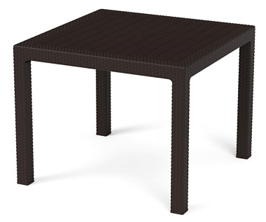 Стол Альтернатива Ротанг-плюс мокко 940*940*740 мм М8842