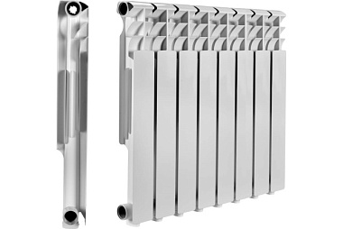 Радиатор МеталлСервис Therma Q1 алюминиевый 500/80 8 секций 125 Вт