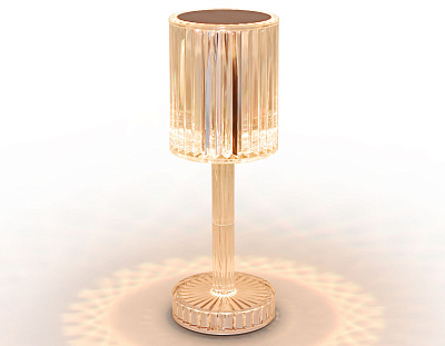 Лампа настольная светодиодная Ambrella DE8066 CL сенсор выключатель прозрач LED