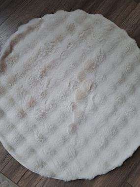 Ковер Rabbit fur Paopao 1,2*1,2 м White